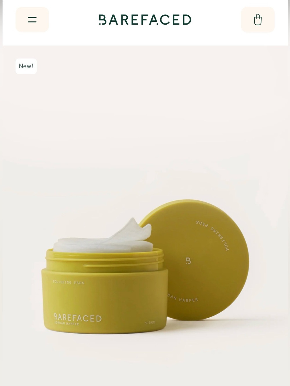 NIB Barefaced Polishing Pads